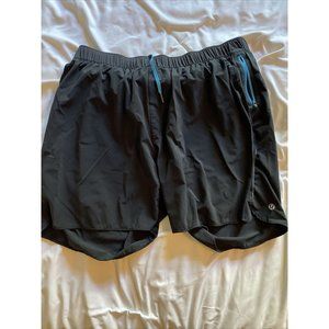 Lululemon Mens Shorts Size XL Black Athletic 7"